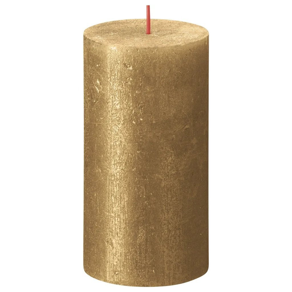 Bolsius Bolsius Stub candle Shimmer 13x6.8 cm Gold