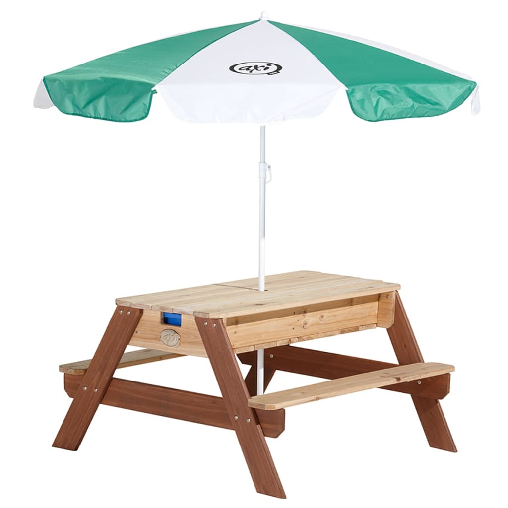 Table de pique-nique de sable axi axi avec parasol