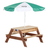 Axi Axi vattensand Picknickbord nick med parasol