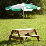 Axi Axi vattensand Picknickbord nick med parasol