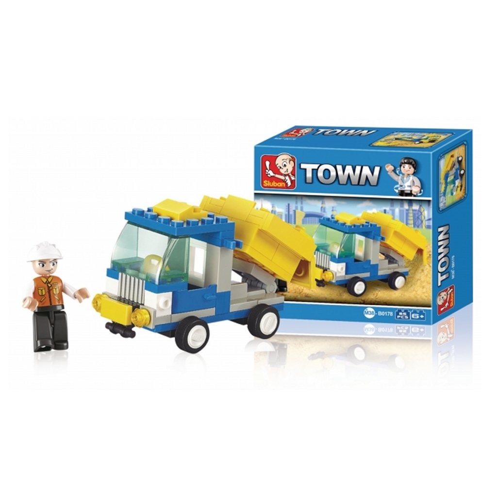 Sluban Town M38-B0178 Dump Truck 65-Piece