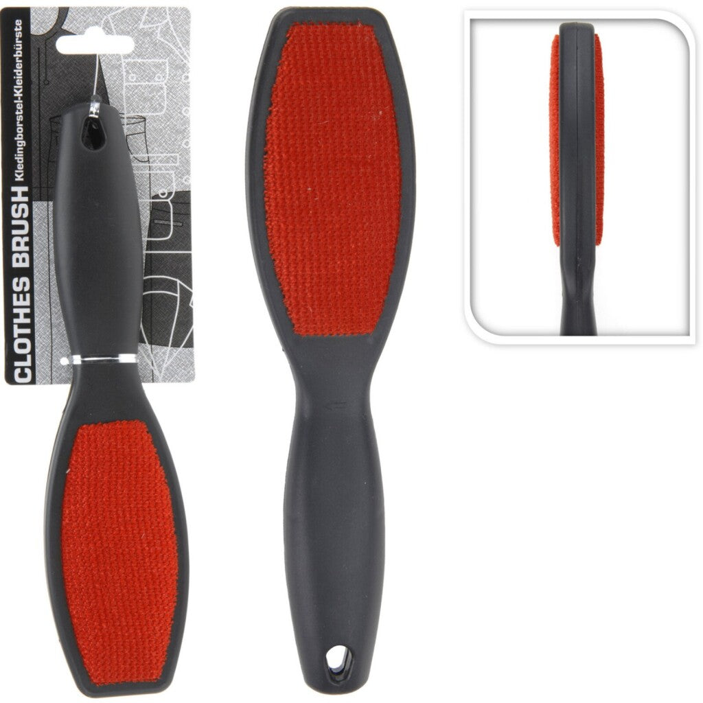 Pennello di abbigliamento di base 24,5 cm rosso nero