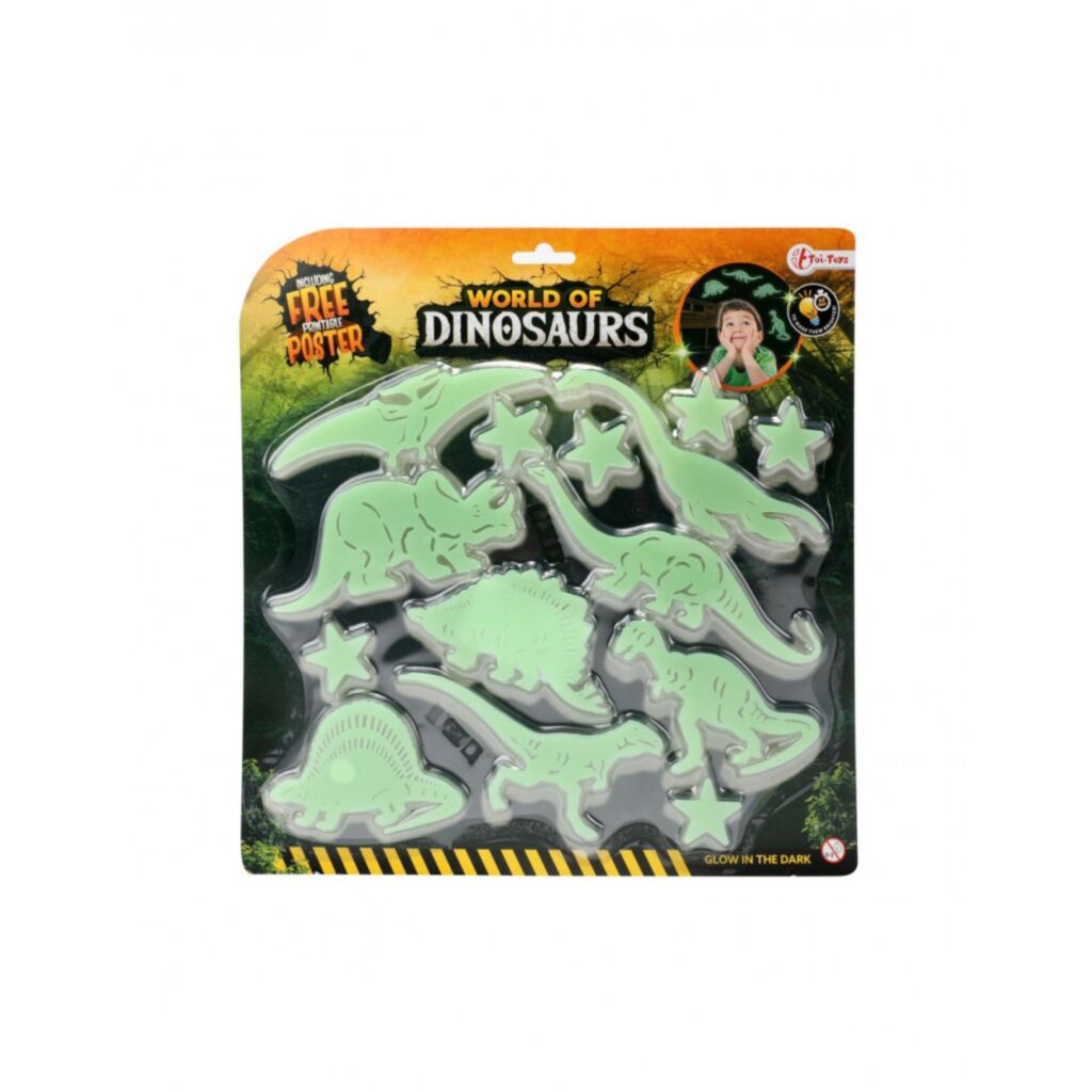 TOI-TOYS WORLD OF DINOSAURS GLOW I Dark Dinos