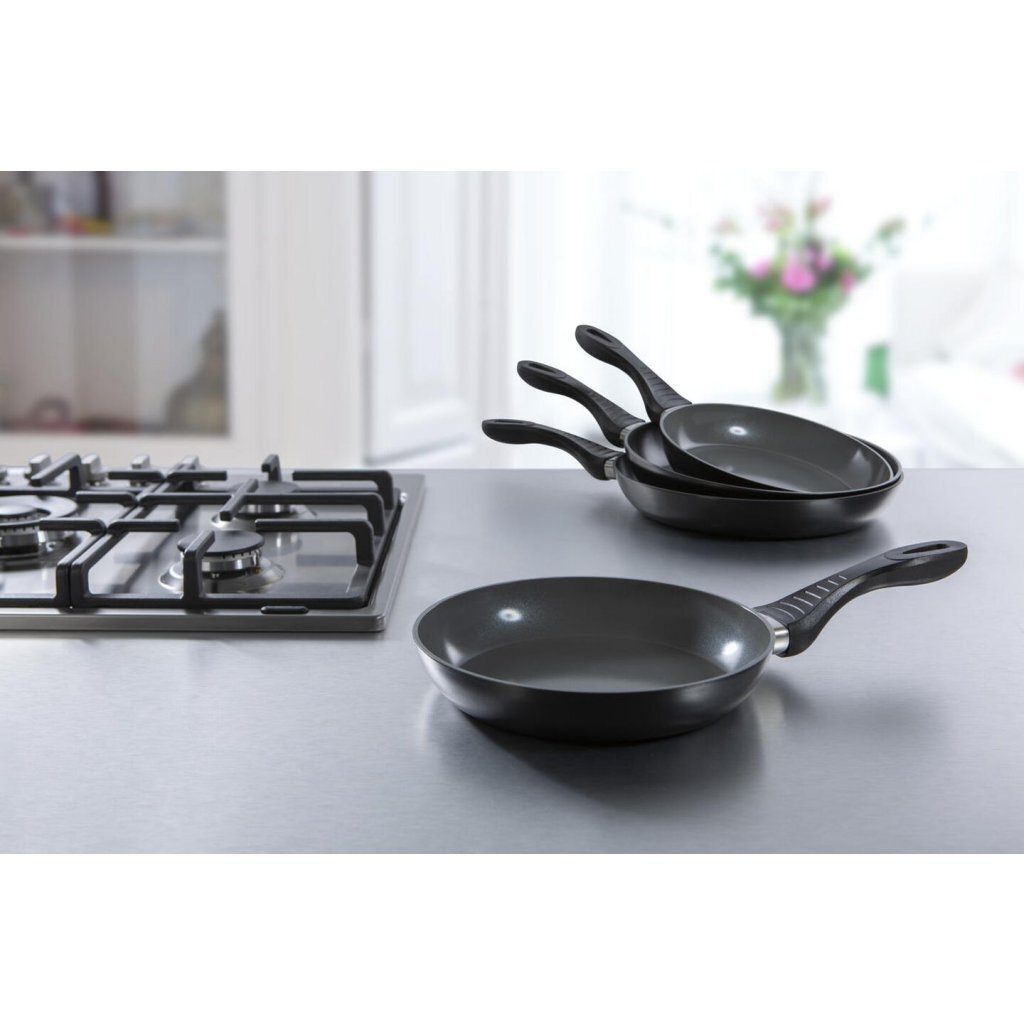 Bk bk easy basic ceramic koekenpan 28 cm zwart