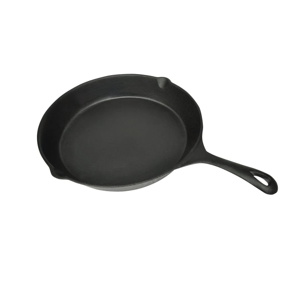 Vidaxl Frying Pan de hierro fundido de 30 cm redondo