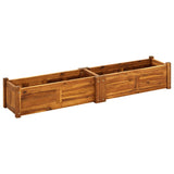 Vidaxl Planter recaudó 150x30x25 cm Acaciahout