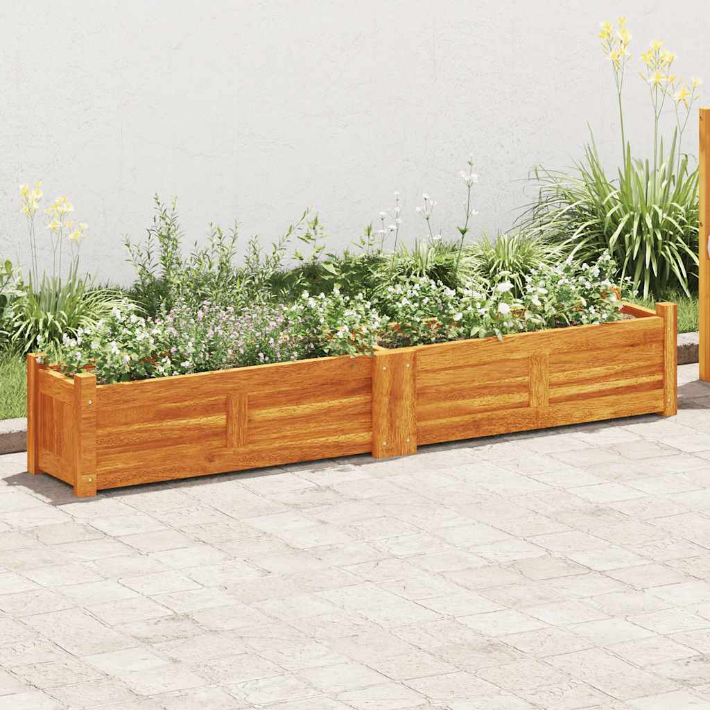 Vidaxl Planter recaudó 150x30x25 cm Acaciahout