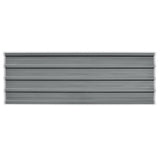 Vidaxl 12 st roof panels galvanized steel gray