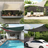 Vidaxl SunShade HDPE Square 2x2 M Cream