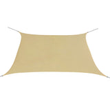 VidaXL Zonnescherm vierkant 2x2 m oxford stof beige