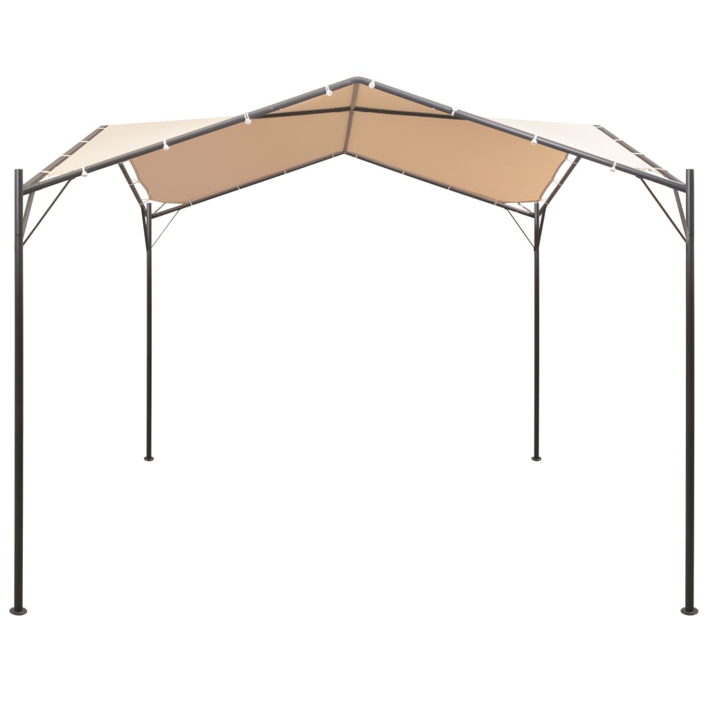 Vidaxl arbor 3x3 m steel beige