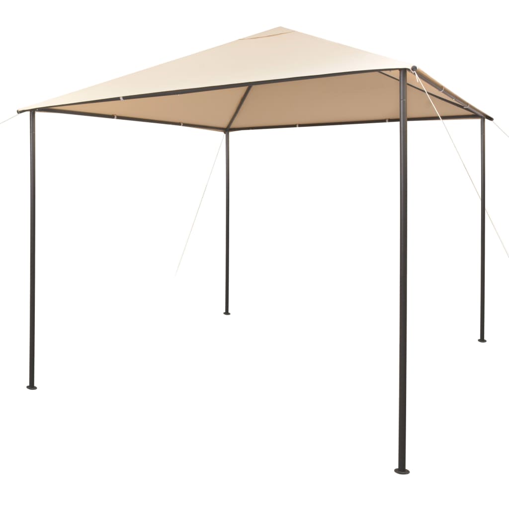 Vidaxl arbor 3x3 m steel beige