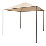 Vidaxl arbor 3x3 m steel beige