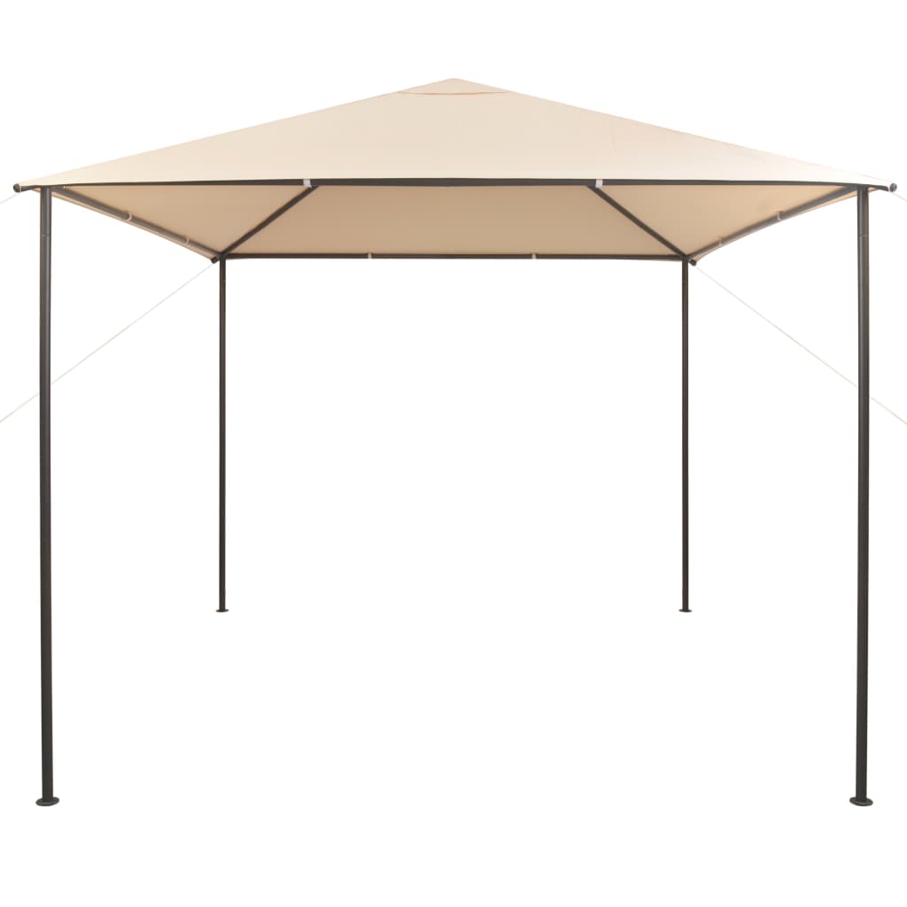 Vidaxl arbor 3x3 m steel beige