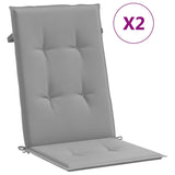 Vidaxl Gaart Charcher Cushionen zréck 2 PCS 120x50 CM Gripp