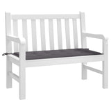 VIDAXL Garden Bench Blaža 120x50x3 cm Oxford tkanina antracit -barva