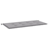 Vidaxl Garden Bench Cushion 100x50x3 cm tessuto Oxford grigio