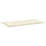 VIDAXL Garden Bench blazina 100x50x3 cm Oxford tkanina crème -barva