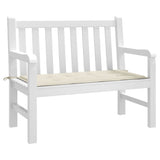 VIDAXL Garden Bench blazina 100x50x3 cm Oxford tkanina crème -barva