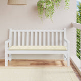 Vidaxl Garden Bench Kissen 150x50x3 cm Oxford Stoffcreme -gelöscht