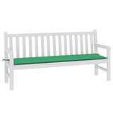 Vidaxl jardin banc coussin 180x50x3 cm oxford tissu vert