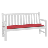 Vidaxl Garden Bench Poduszka 150x50x3 Cm Oxford Tkanina czerwona