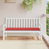 Vidaxl Garden Bench Poduszka 150x50x3 Cm Oxford Tkanina czerwona