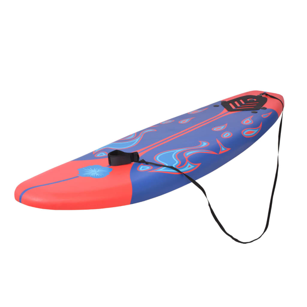 Vidaxl Surfboard 170 cm modrá a červená