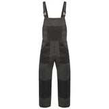 Vidaxl uomini dungarees size xl grigio