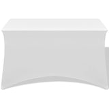 Vidaxl Table Cover Stretch White 183x76x74 cm 2 Sts