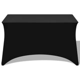 Vidaxl Table cover Stretch Black 120x60.5x74 cm 2 sts