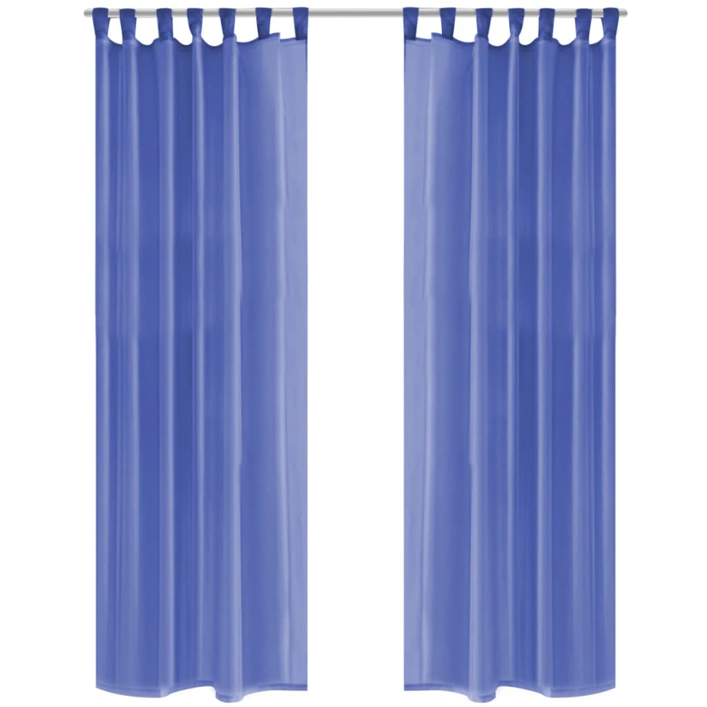 Vidaxl tende Voile 140x175 cm Royal Blue