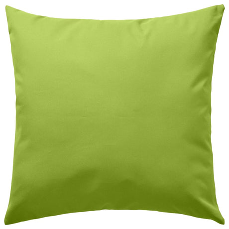 VidaXL Buitenkussens 45x45 cm appeltjesgroen 2 st