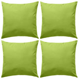 Vidaxl cojines al aire libre 45x45 cm Apple Green 4 PCS