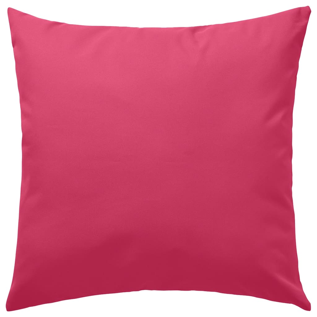 Vidaxl outdoor cushions 45x45 cm pink 2 pcs