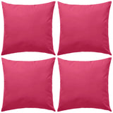 VidaXL Buitenkussens 45x45 cm roze 4 st