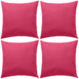 Vidaxl outdoor cushions 45x45 cm pink 4 pcs