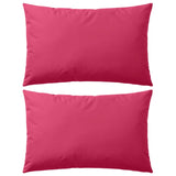 Vidaxl Outdoor -Kissen 60x40 cm Pink 2 STs