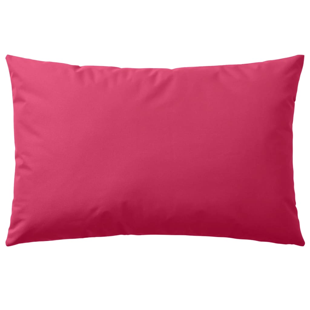 VidaXL Buitenkussens 60x40 cm roze 4 st