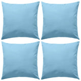 Vidaxl outdoor cushions 45x45 cm light blue 4 pcs