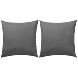 Vidaxl outdoor cushions 45x45 cm gray 2 pcs