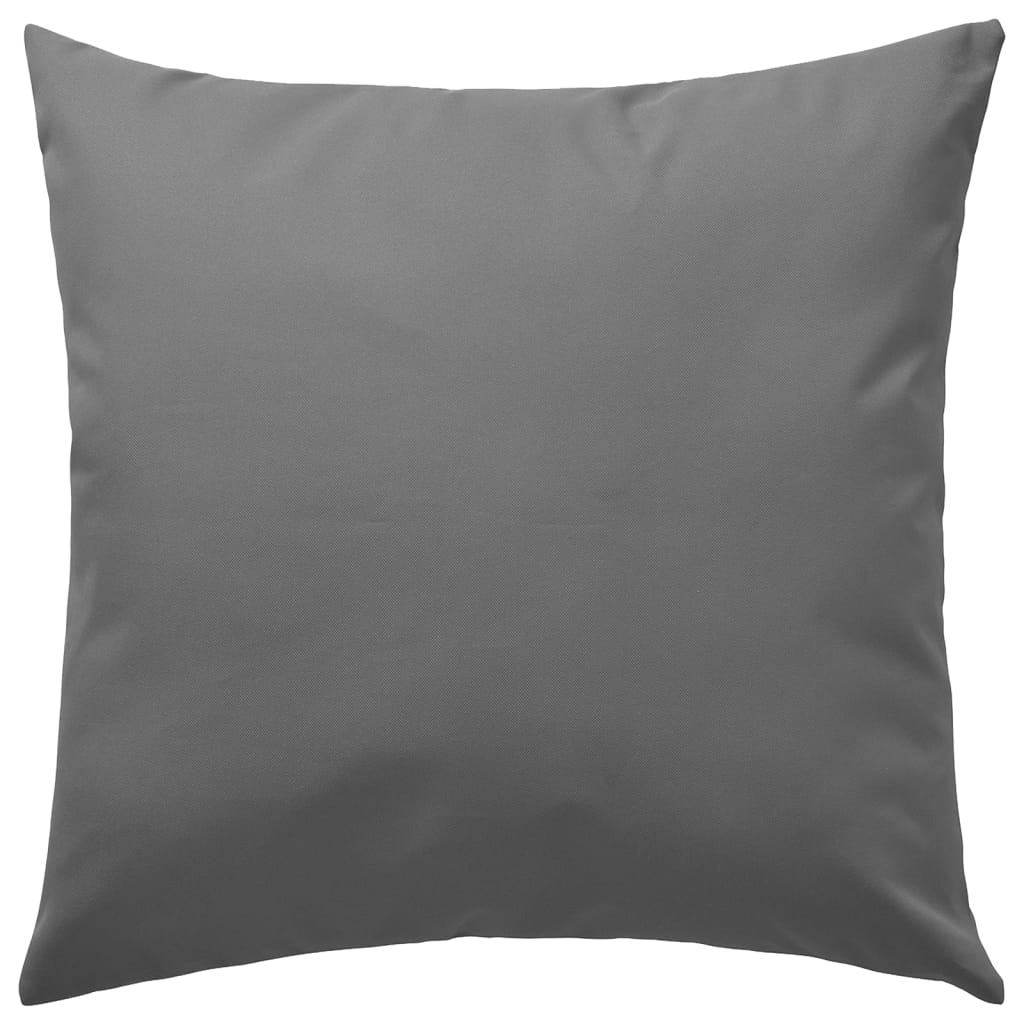 Vidaxl outdoor cushions 45x45 cm gray 2 pcs