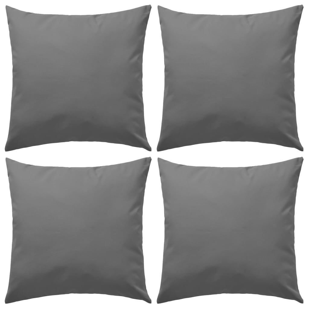 Vidaxl outdoor cushions 45x45 cm gray 4 pcs