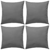 Vidaxl outdoor cushions 45x45 cm gray 4 pcs