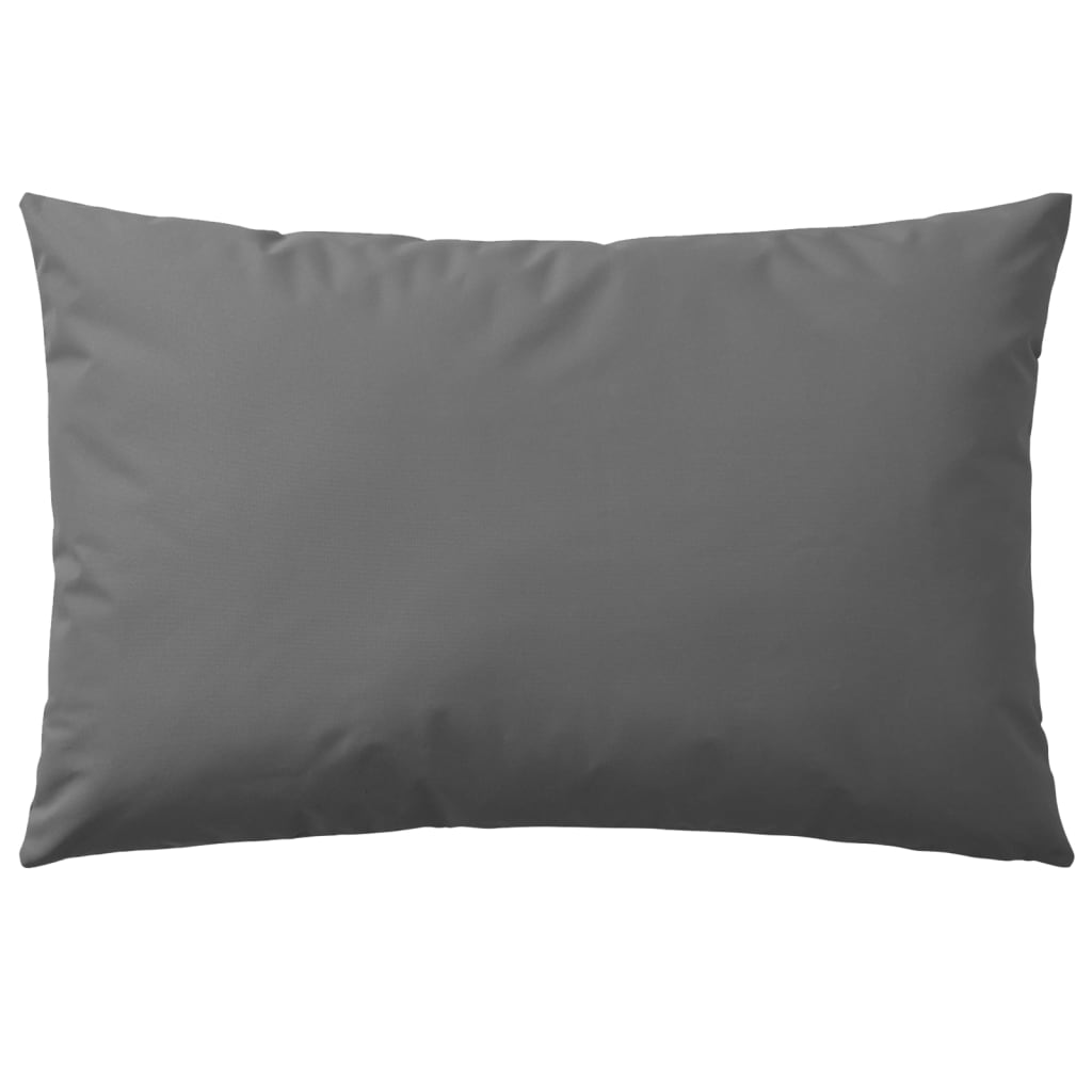 Vidaxl outdoor cushions 60x40 cm gray 2 pcs