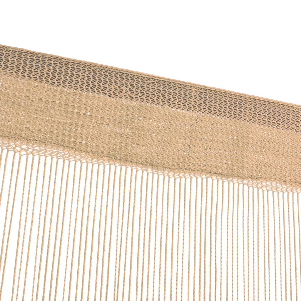 Vidaxl Wire Gardiner 100x250 cm Beige 2 Sts