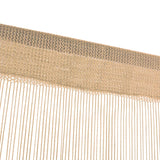 Vidaxl Wire Gardiner 100x250 cm Beige 2 Sts