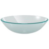 Vidaxl Washbasin tvrzená sklo 42 cm Matt Glass