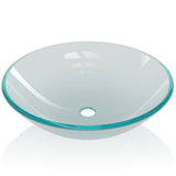 Vidaxl Washbasin tvrzená sklo 42 cm Matt Glass