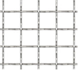 Vidaxl Wire Gate Woven Mesh 100x85 cm 21x21x2,5 mm Rustfritt stål